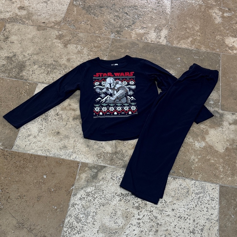 Star Wars Kids Pajama Set - navy and Red